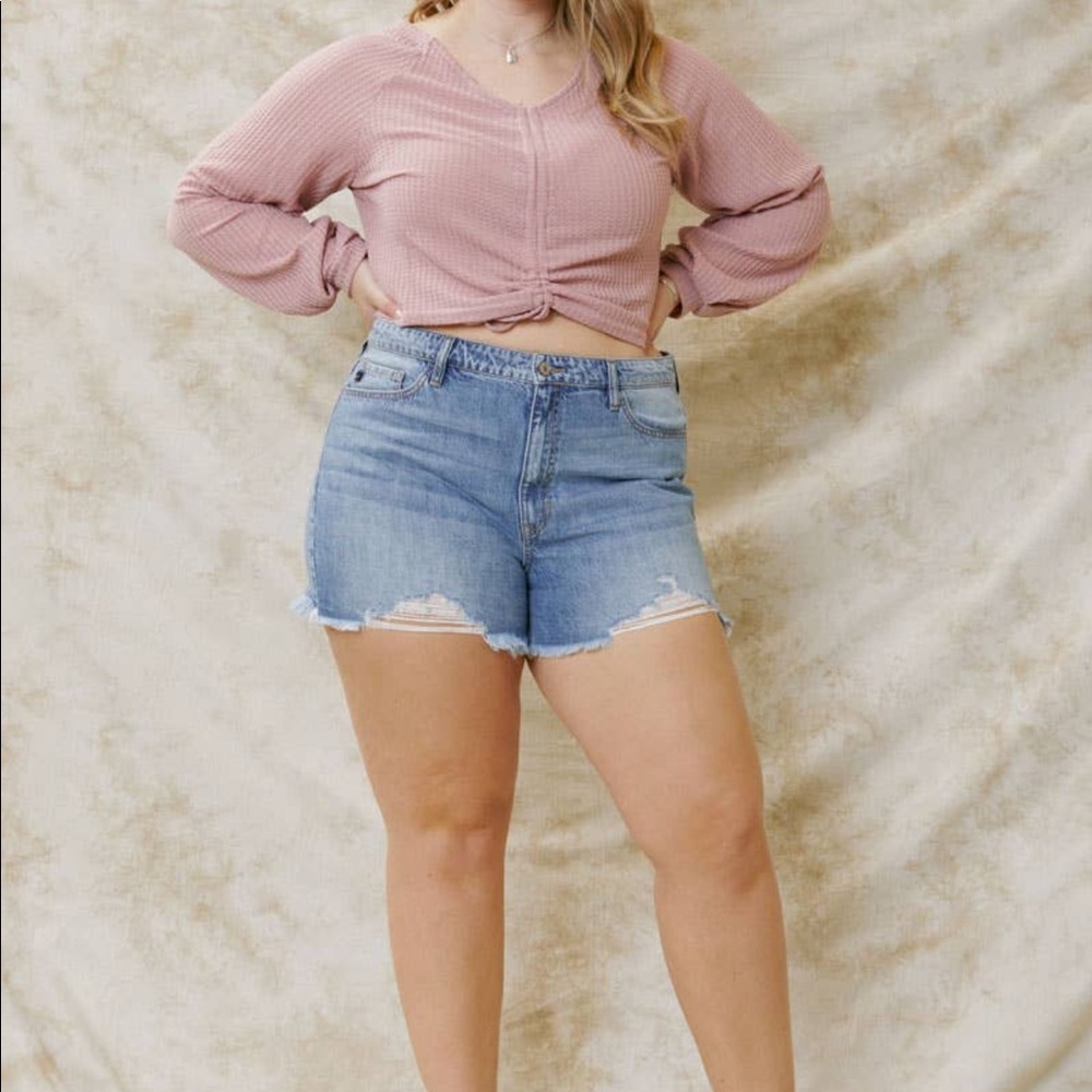 NWT Hi-rise Plus Size Kancan Shorts